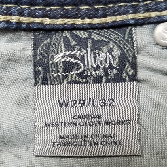 Silver Suki Straight Leg Stretch Jeans - 29/32 - Picture 2 of 15